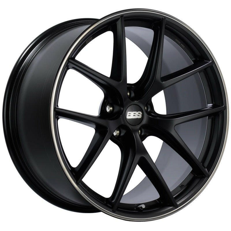 BBS CI-R 20x11.5 5x120 ET52 Satin Black Rim Protector Wheel -82mm PFS/Clip Required Wheels - Cast BBS