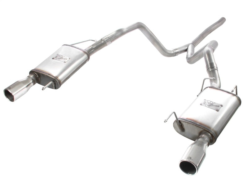 aFe MACHForce XP 05-09 Ford Mustang V6 4.0L 2-1/2in. 409 SS Cat-Back Exhaust Catback aFe