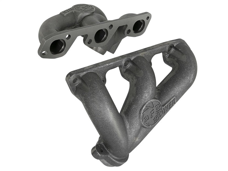 aFe BladeRunner Ported Ductile Iron Exhaust Manifold 07-11 Jeep Wrangler (JK) V6-3.8L Headers & Manifolds aFe