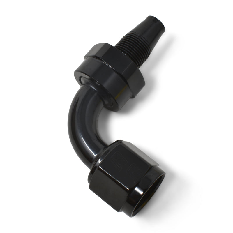 Russell Performance -6 AN 90 Degree Hose End Without Socket - Black Fittings Russell