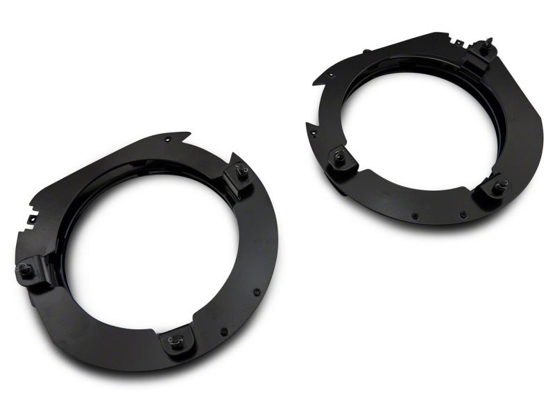 Raxiom 18-23 Jeep Wrangler JL 7-In Headlight Retro-Fit Kit w/ Harness- Black Housing (Clear Lens) Light Accessories and Wiring Raxiom