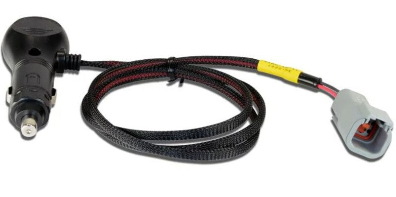 AEM CD Carbon AEMNet Power Adapter w/ Standard 12V Automotive Power Port Interface Wiring Harnesses AEM