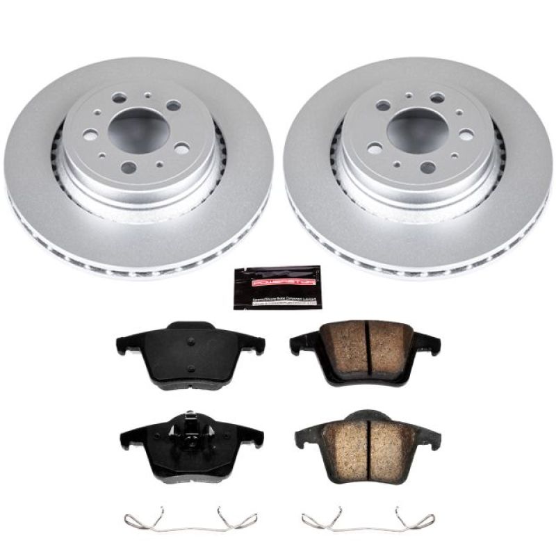 Power Stop 03-14 Volvo XC90 Rear Z23 Evolution Sport Coated Brake Kit Brake Kits - Performance D&S PowerStop