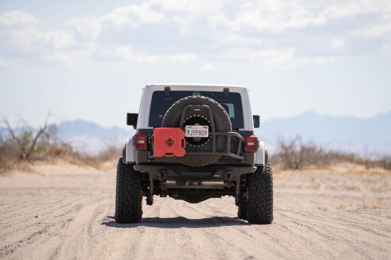 DV8 18-25 Jeep Wrangler JL Body Mounted Tire Carrier Chase Racks DV8 Offroad