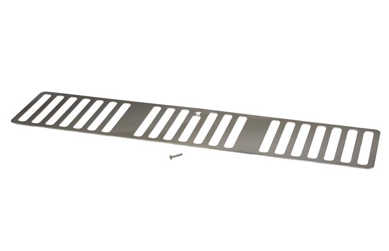 Kentrol 1997 Jeep Wrangler TJ Hood Vent - Polished Silver Hoods Kentrol