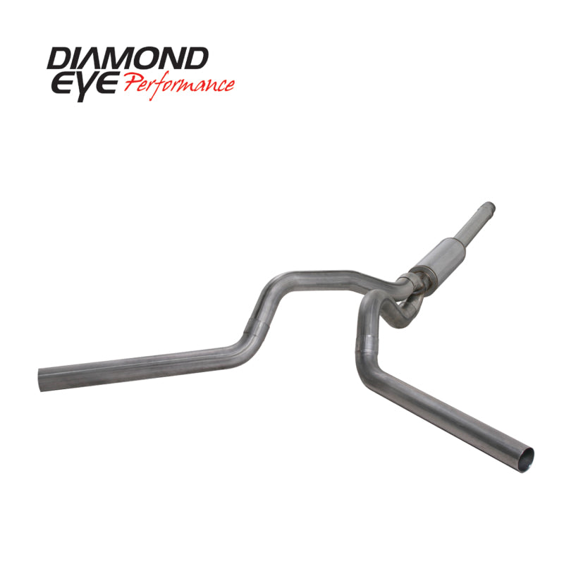 Diamond Eye KIT 4in Catback DUAL SS: 94-97 FORD 7.3L F250/F350 PWRSTROKE Catback Diamond Eye Performance