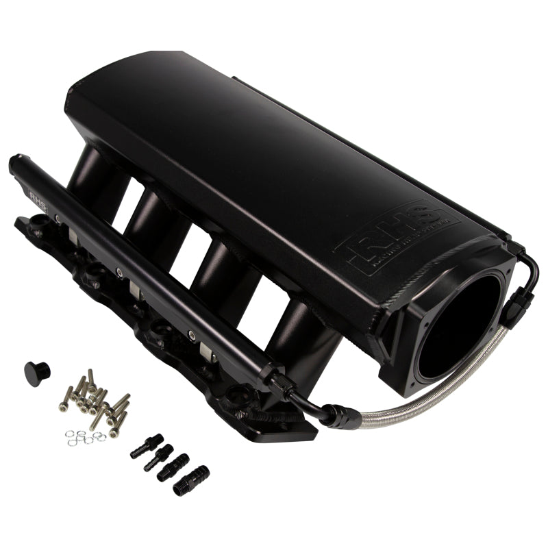 Fast Intake Manifold, Rhs Sheet Met Al, Ls Cathedral Port, Black W/ Fuel Rail Kit Hardware Kits - Other FAST
