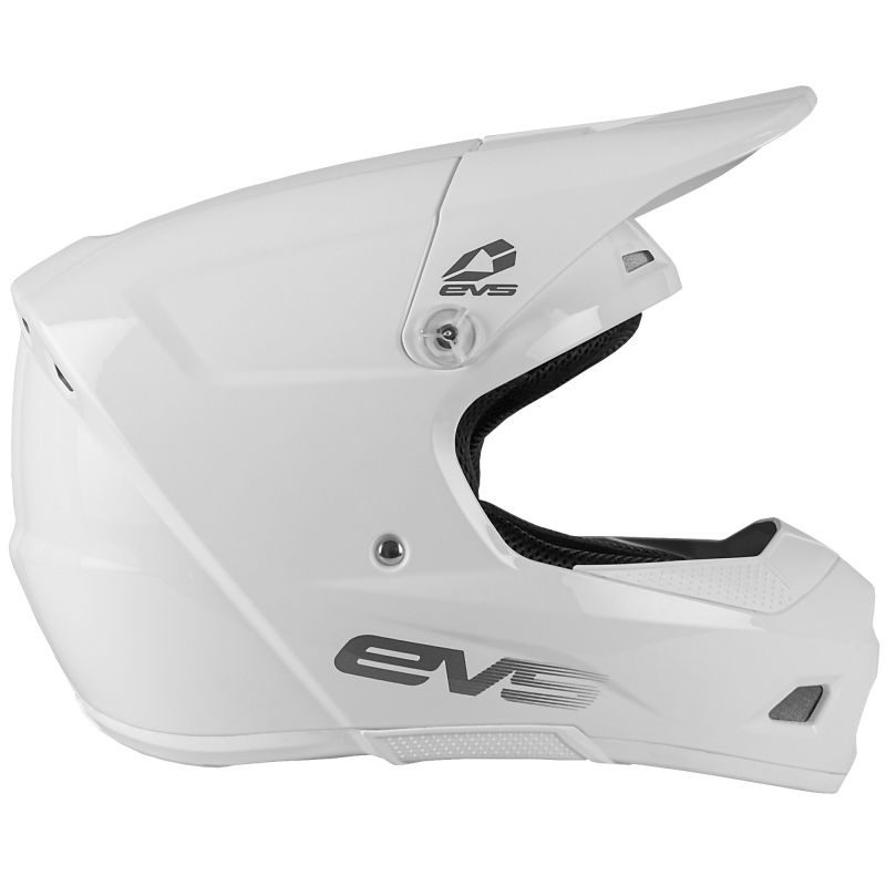 EVS T3 Solid Helmet White Youth - Small Helmets and Accessories EVS
