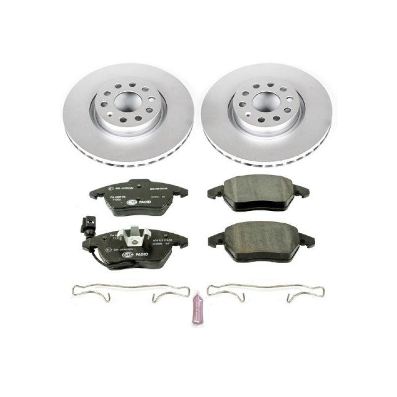 Power Stop 06-13 Audi A3 Front Euro-Stop Brake Kit Brake Kits - OE PowerStop