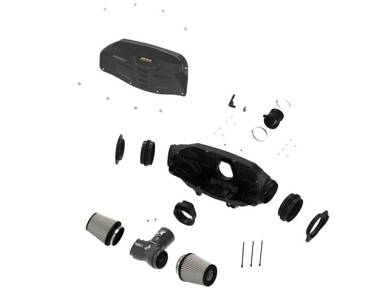 aFe 2020 Corvette C8 Black Series Carbon Fiber Cold Air Intake System With Pro DRY S Filters Cold Air Intakes aFe