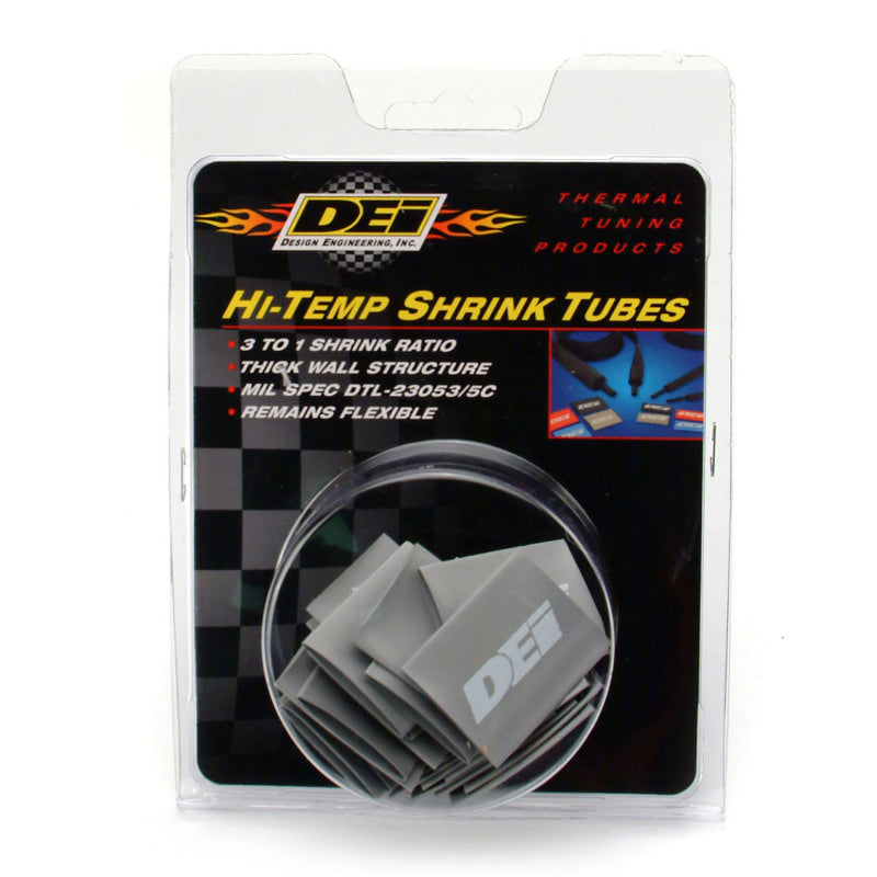 DEI Hi-Temp Shrink Tube 18mm x 1.5in - Gray Heat Shrink DEI