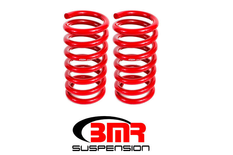 BMR 15-17 S550 Mustang Rear Drag Version Lowering Springs - Red Lowering Springs BMR Suspension