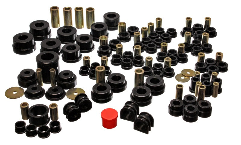 Energy Suspension 02-09 Nissan 350Z / 03-07 Infiniti G35 Coupe Black Hyper-Flex Master Bushing Set Bushings - Full Vehicle Kits Energy Suspension