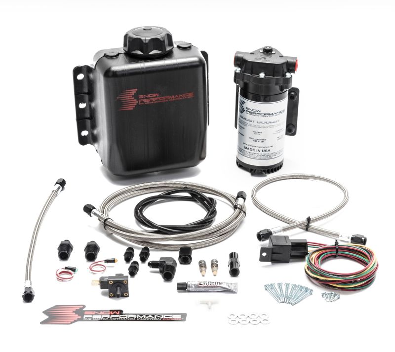 Snow Performance Stg 1 Boost Cooler Water Injection Kit TD (w/SS Braided Line & 4AN Fittings) Water Meth Kits Snow Performance