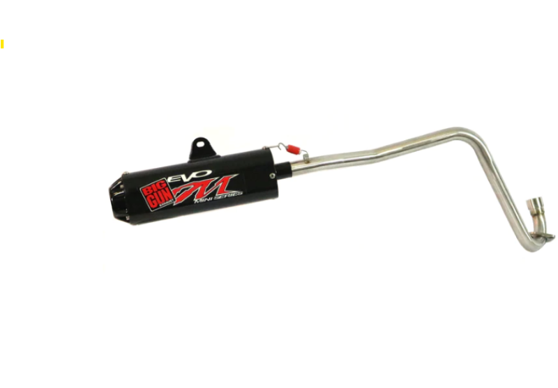 Big Gun 01-13 Honda XR/CRF 80/100 Evo M Series Black Out Full System Exhaust Powersports Exhausts Big Gun