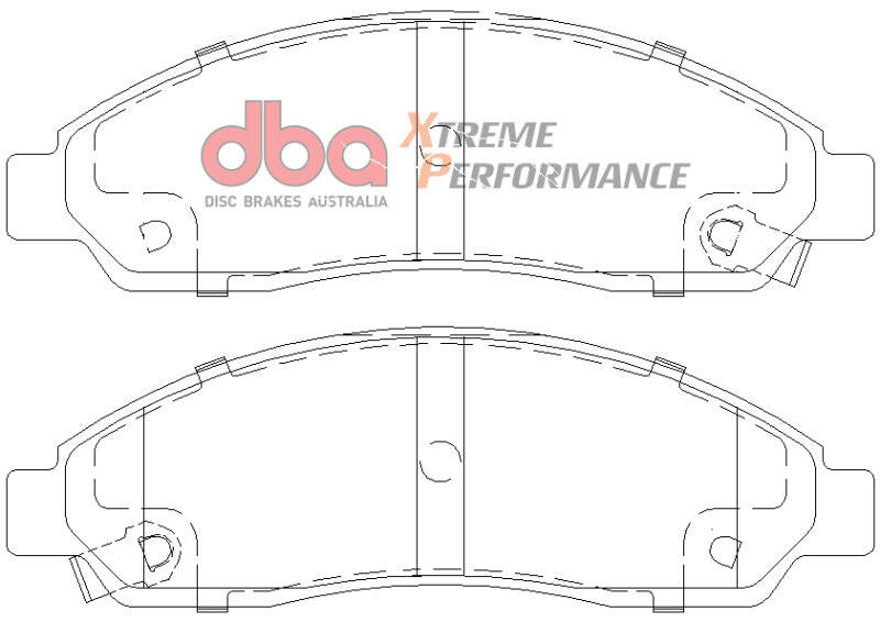DBA 04-08 Chevrolet Colorado XP Performance Front Brake Pads Brake Pads - Performance DBA