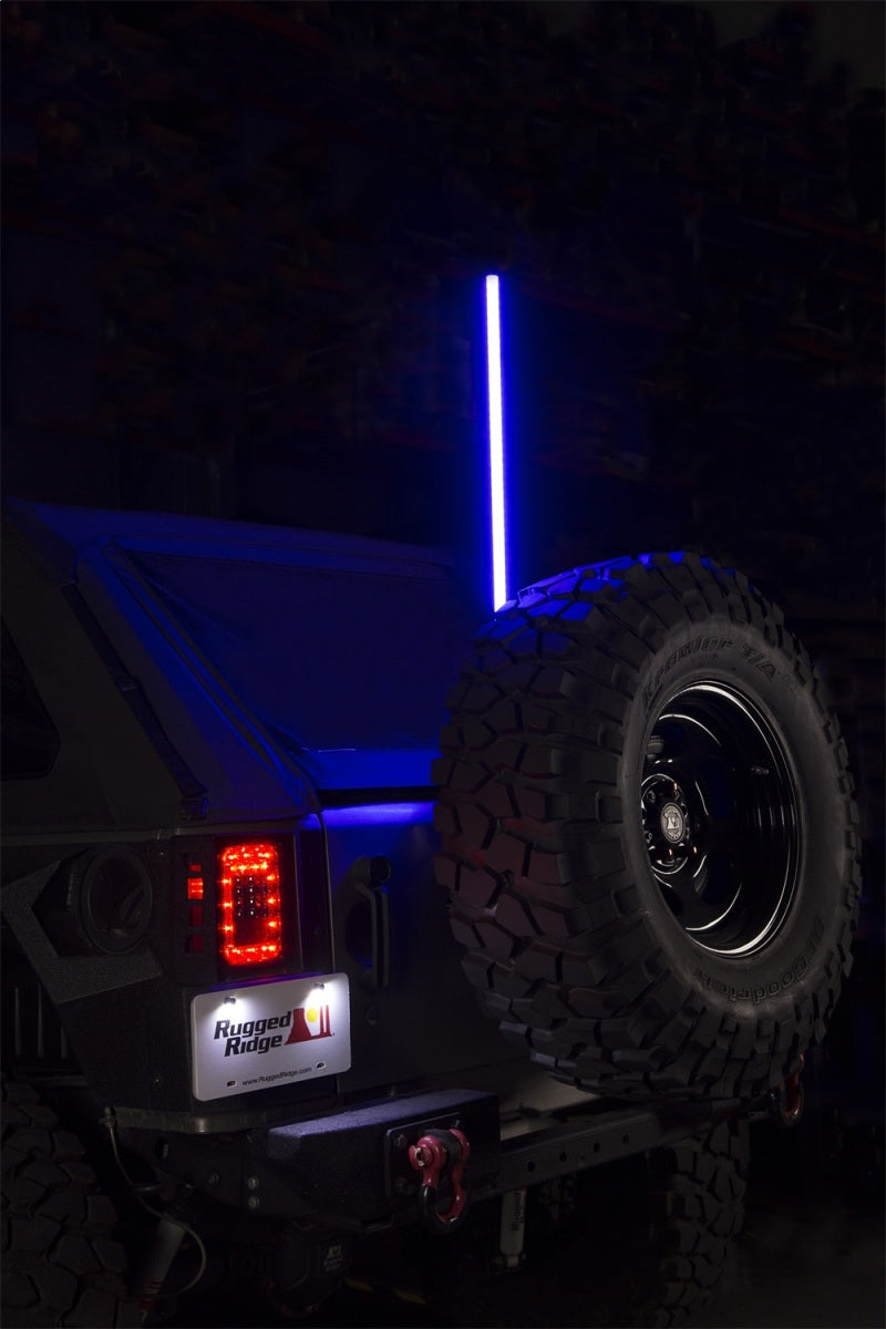Rugged Ridge 39in RGB Lighted Whip Antennas Rugged Ridge
