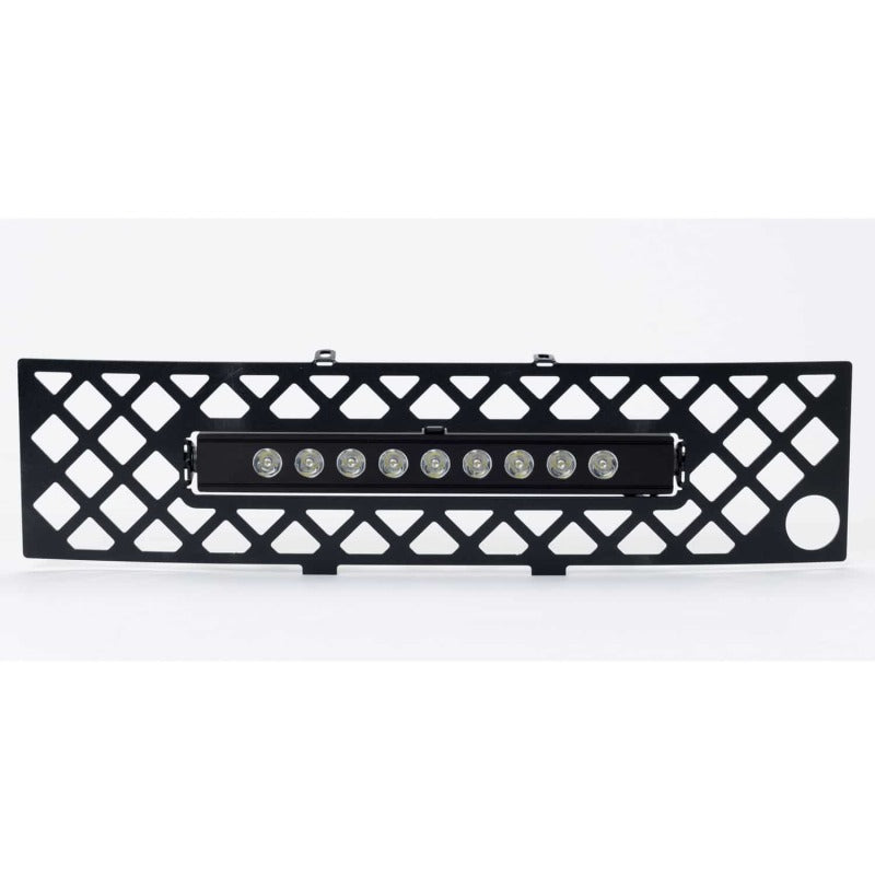 Putco 11-14 Ford F-150 EcoBoost SS Black Diamond Bumper Grille Insert w/ 10in Luminix Light Bar Grilles Putco