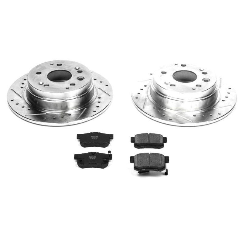 Power Stop 01-03 Acura CL Rear Z23 Evolution Sport Brake Kit Brake Kits - Performance D&S PowerStop