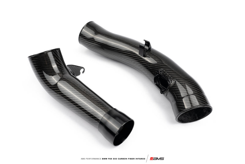 AMS Performance 15-18 BMW M3 / 15-20 BMW M4 w/ S55 3.0L Turbo Engine Carbon Fiber Intake Short Ram Air Intakes AMS