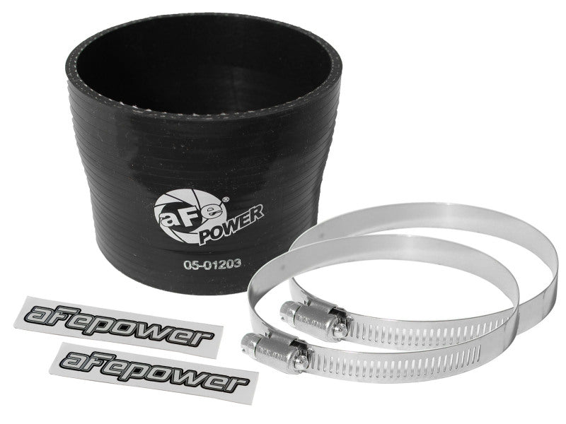 aFe Magnum FORCE Intake Coupling Kit (3-3/4 IN ID to 3-1/2 IN ID x 3 IN L) Straight Black Air Intake Components aFe