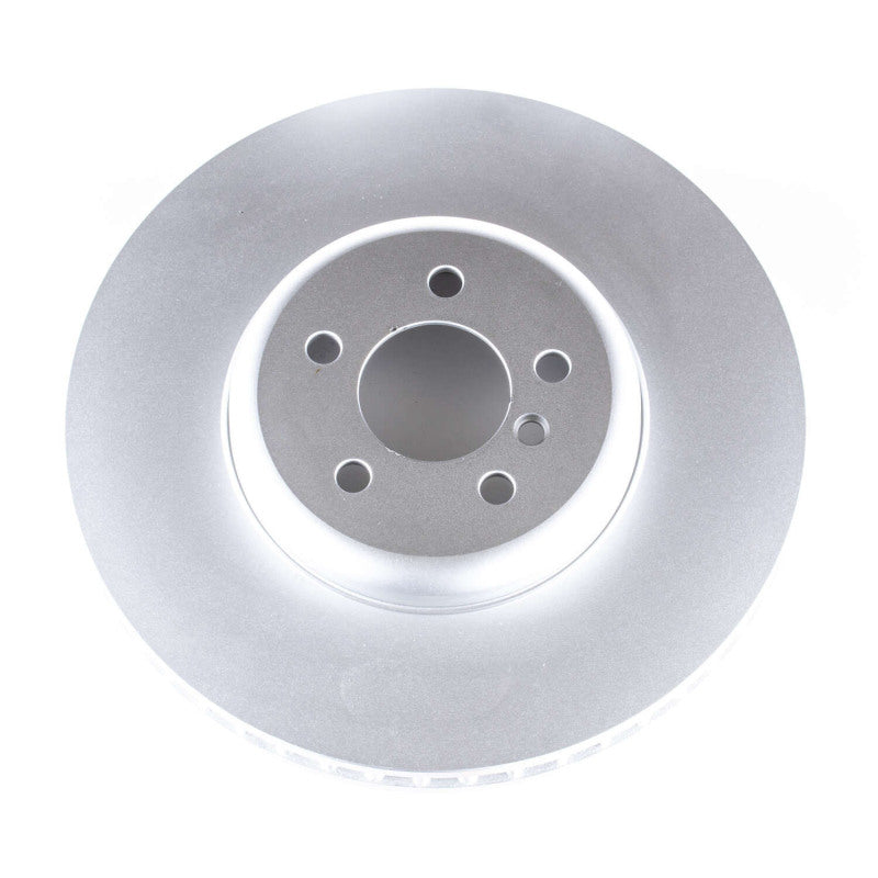 Power Stop 10-15 BMW 550i GT Front Left Evolution High Carbon Geomet Coated Rotor Brake Rotors - OE - Cryo PowerStop