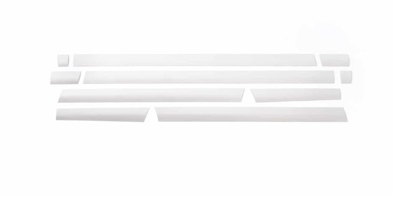 Putco 15-20 Ford F-150 Reg Cab 8ft Long Box (4.25in Tall - 10pcs) Stainless Steel Rocker Panels Body Armor & Rock Rails Putco