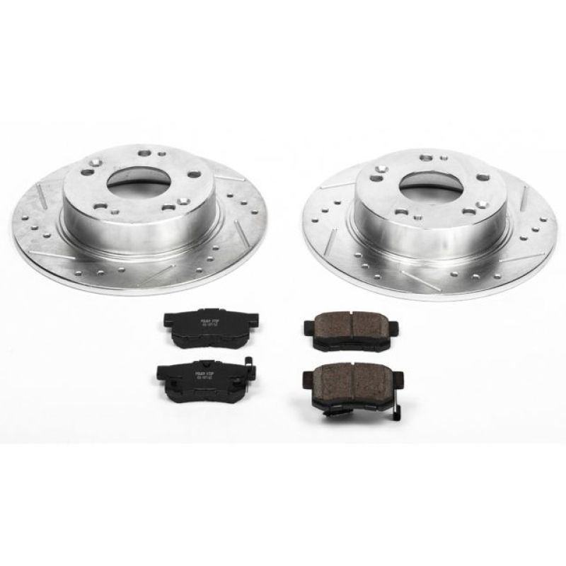 Power Stop 04-08 Acura TSX Rear Z23 Evolution Sport Brake Kit Brake Kits - Performance D&S PowerStop