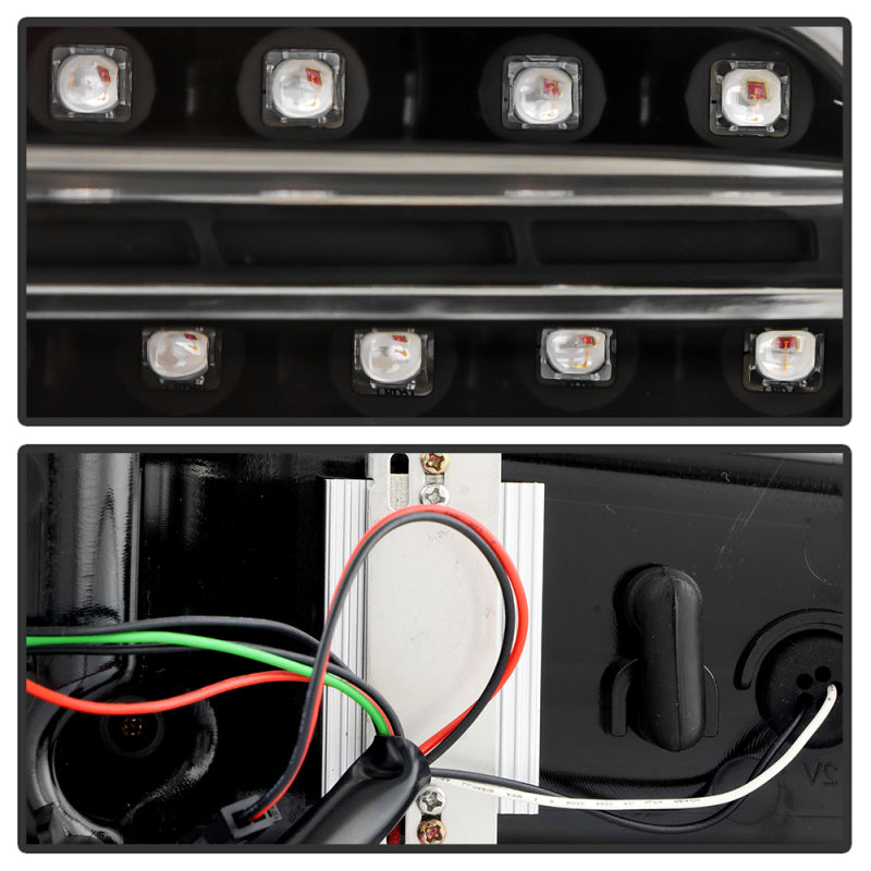 Spyder Chevy Camaro 16-18 Halogen LED Tail Lights Black ALT-YD-CCAM16HAL-SEQ-BK Tail Lights SPYDER