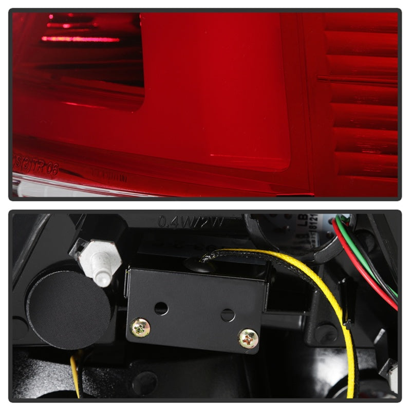 Spyder Pontiac G8 08-09 Version 2 Light Bar LED Tail Lights - Red Clear- ALT-YD-PG808V2-LB-RC Tail Lights SPYDER