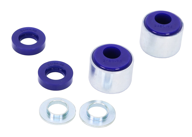 SuperPro 00-06 Nissan Sentra Front Lower Control Arm Inner Rear Bushing Kit (+Caster) Bushing Kits Superpro