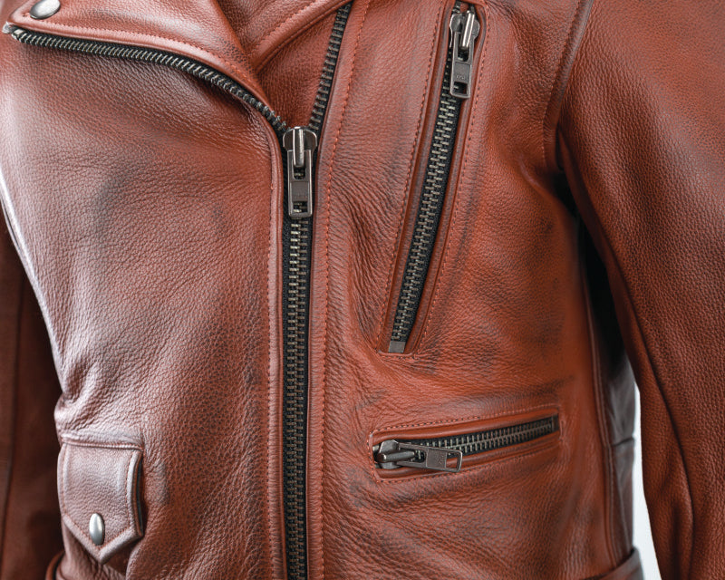 Kuryakyn Leather By River Road Arabian Spice Leather Jacket Red Womens - Small Jackets - Leather Kuryakyn