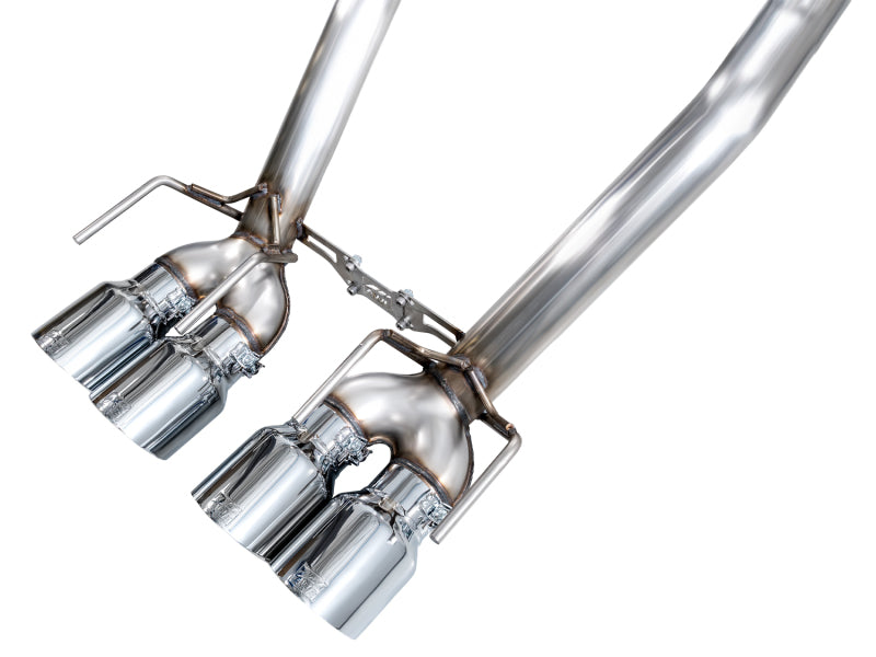 AWE Tuning 05-07 C6 Chevrolet Corvette 6.0L Track Edition Axle-Back Exhaust w/ Chrome Silver Tips Axle Back AWE Tuning