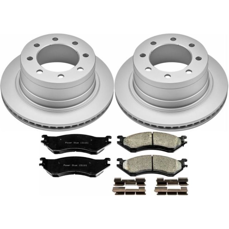 Power Stop 06-08 Dodge Ram 1500 Rear Z17 Evolution Geomet Coated Brake Kit Brake Kits - Performance Blank PowerStop