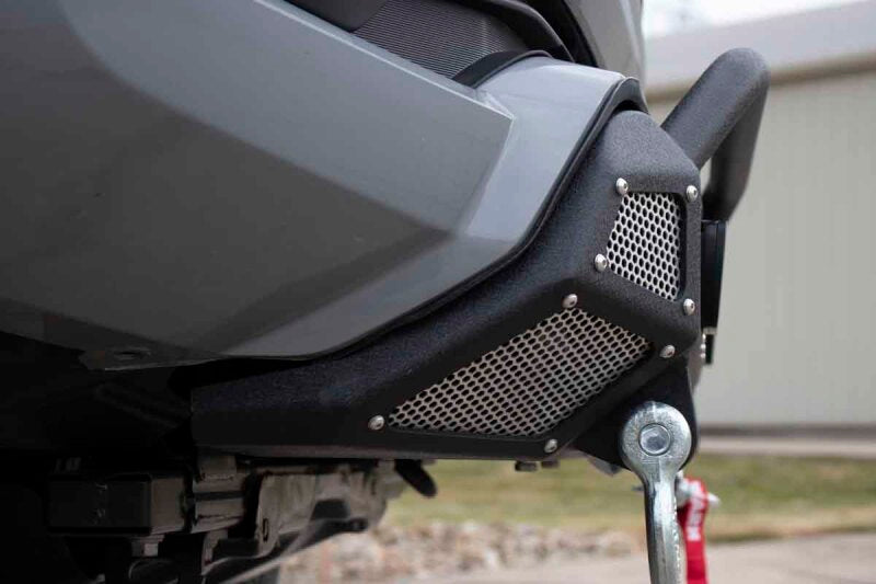 Fishbone Offroad 2016+ Toyota Tacoma Center Stubby Front Bumper Bumpers - Steel Fishbone Offroad