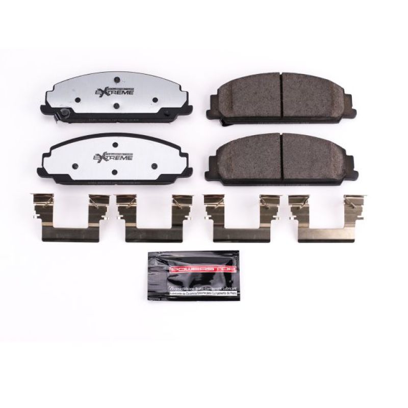 Power Stop 08-09 Pontiac G8 Front Z26 Extreme Street Brake Pads w/Hardware Brake Pads - Performance PowerStop