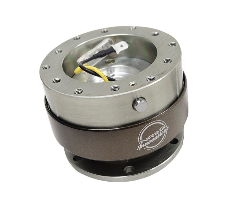 NRG Quick Release Gen 2.0 - Gunmetal Body / Titanium Chrome Ring Quick Release Adapters NRG