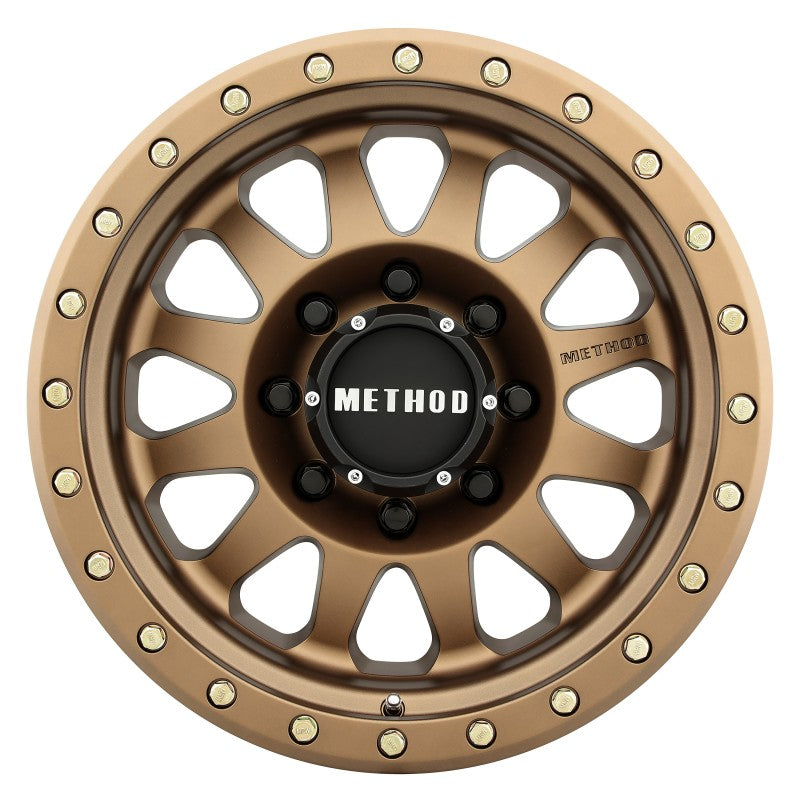 Method MR304 Double Standard 17x8.5 0mm Offset 8x6.5 130.81mm CB Method Bronze Wheel Wheels - Cast Method Wheels