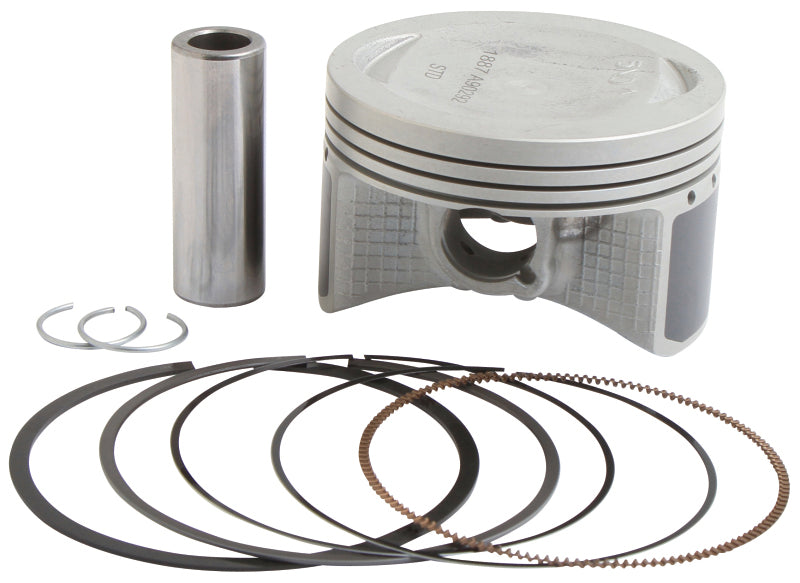 Vertex Piston 2014 Yamaha YFM 450 DAE Grizzly 4x4 Hunter 450cc +050mm OS Cast Replica Piston Kit Piston Sets - Powersports Vertex Pistons