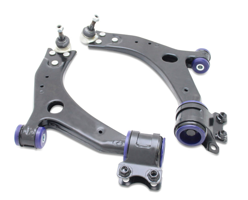 Superpro 05-11 Ford Focus LS/LT/LV Volvo S40/V50 and C70/18mm Front Lower Control Arm Assembly Kit Control Arms Superpro