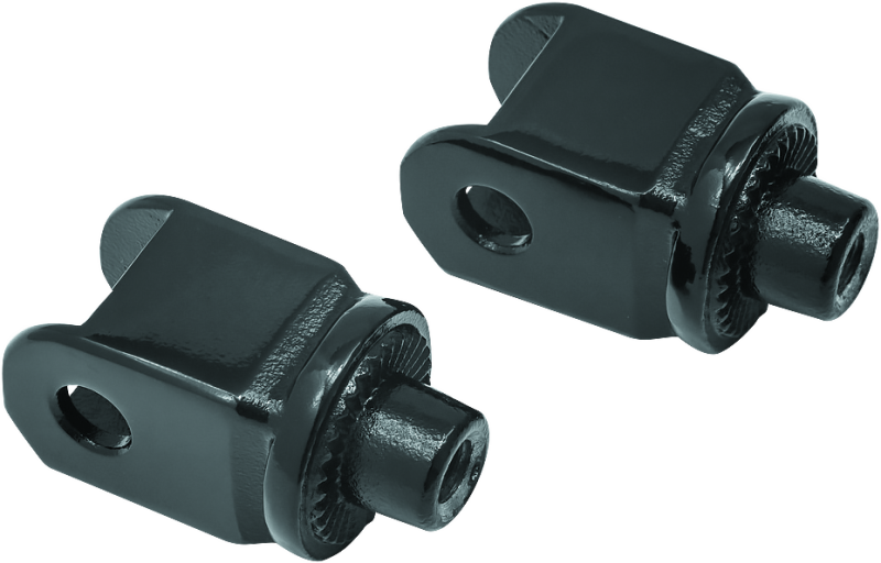 Kuryakyn Splined Adapter Honda Gloss Black Footpegs Kuryakyn