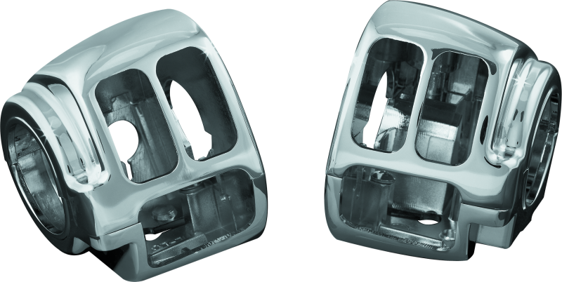 Kuryakyn Switch Housings Chrome Switch Panels Kuryakyn