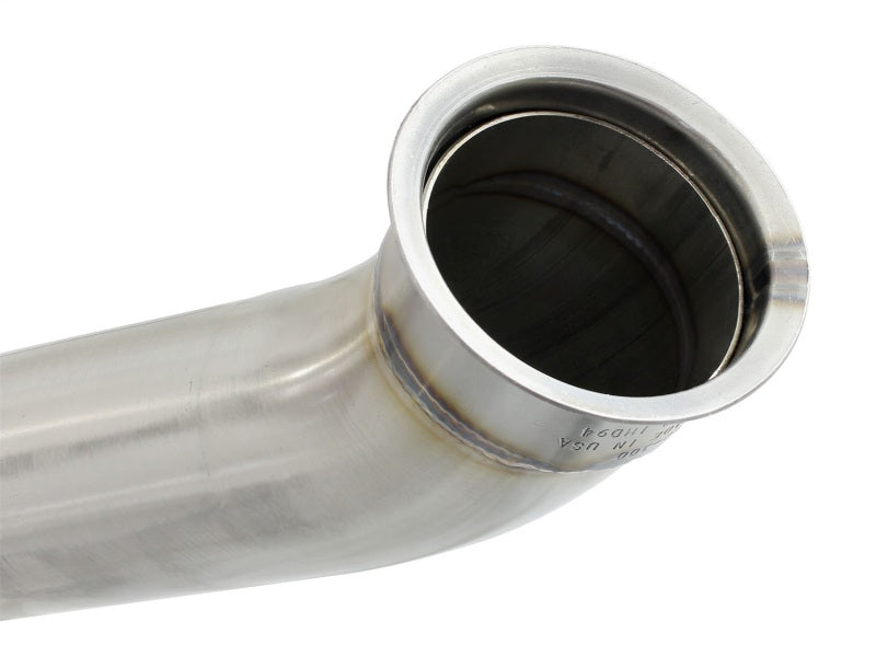 aFe MACHForce XP SS-304 Black Tip 2.5in Dia Cat Back Exhaust 12-14 BMW 335i (F30) 3.0L (t) Catback aFe