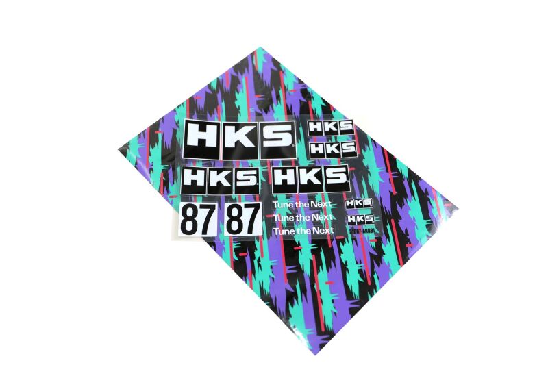 HKS MULTI STICKER SHEET OILCOLOR A4 Stickers/Decals/Banners HKS