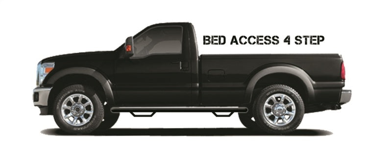 N-Fab Nerf Step 80-96 Ford F-250 80-92 F-150 Regular Cab 8ft Bed - Tex. Black - Bed Access - 3in Side Steps N-Fab