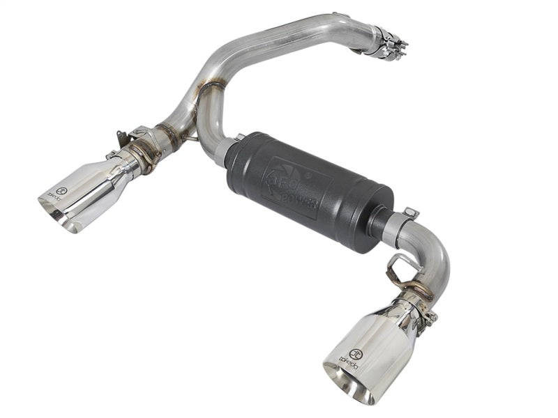 aFe Takeda 3in 304 SS Axle-Back Exhaust System w/ Polished Tip 16-18 Ford Focus RS 2.3L (t) Axle Back aFe