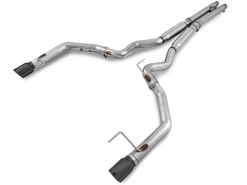 AWE Tuning S550 Mustang GT Cat-Back Exhaust - Track Edition (Diamond Black Tips) Catback AWE Tuning
