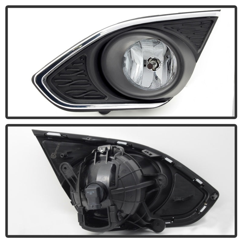 Spyder Chevy Spark 2013-2015 OEM Fog Light W/Universal Switch- Clear FL-CSPA2013-C Fog Lights SPYDER