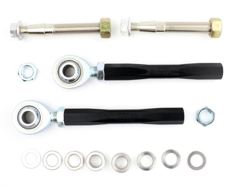 SPL Parts 2009+ Nissan 370Z Front Outer Tie Rod Ends Adjustable for Bumpsteer Tie Rods SPL Parts