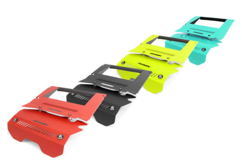 PERRIN 15-21 Subaru WRX Engine Cover Kit (Intercooler & Pulley Covers Incl.) - Neon Yellow Engine Covers Perrin Performance